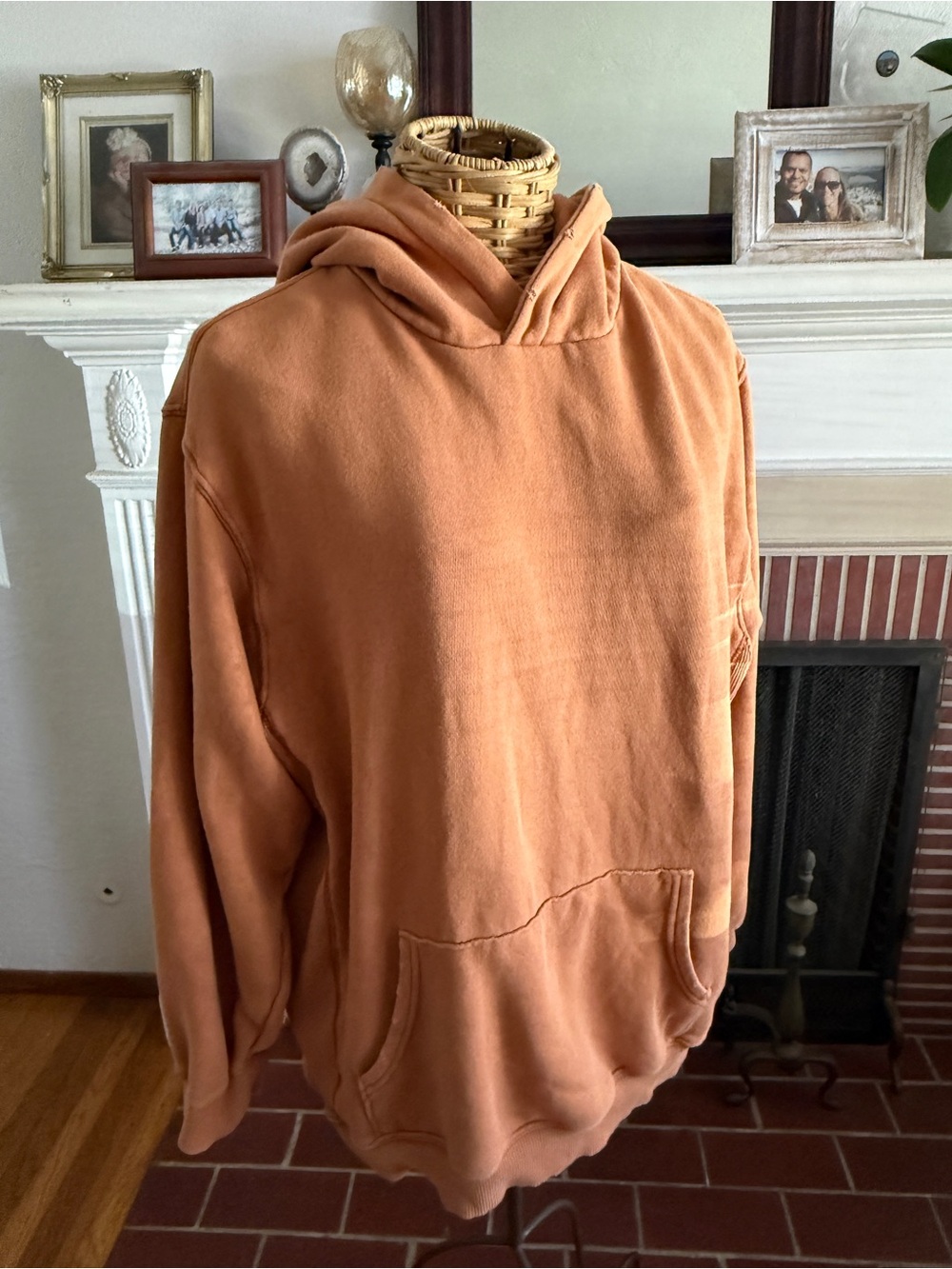 Aerie oversized terracotta cozy sweatshirt hoodie Medium